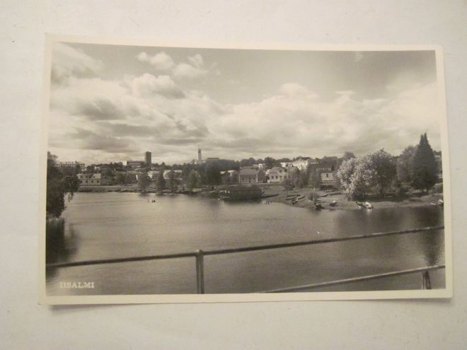 VANHA Postikortti Iisalmi 1950-l Alkup.Mallikappale