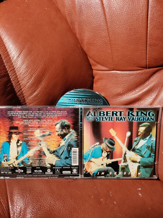 ALBERT KING with STEVIE RAY VAUGHAN,-in session CD