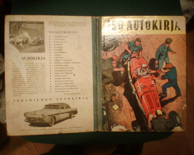 Virkki - Hemmi ISO AUTOKIRJA ( 1 p. 1956 ) Sis.pk:t