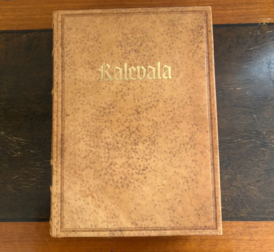 Kirja Kalevala Kuva Kalevala Aarno Karimo 1957 v.