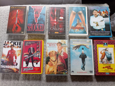Vhs paketti 10 kpl