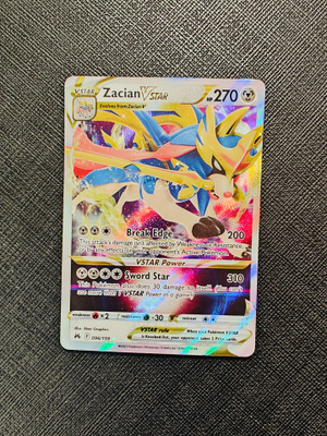 Zacian Vstar 96/159 Crown Zenith Ultra Rare