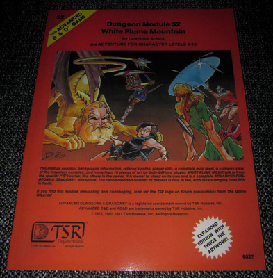 Advanced Dungeons & Dragons S2 White Plume Mountain
