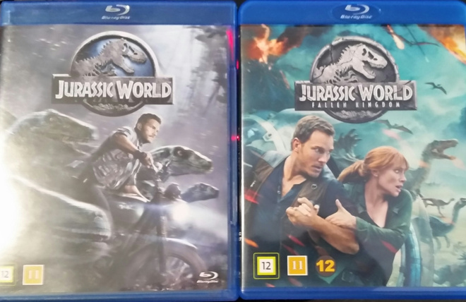 Jurassic World +Jurassic World - Fallen Kingdom -Blu-Ray