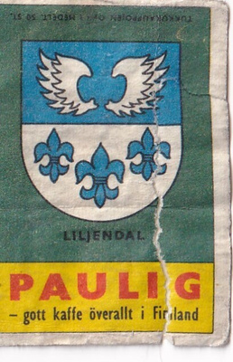 Liljendal. . Vaakuna. Paulig .s41