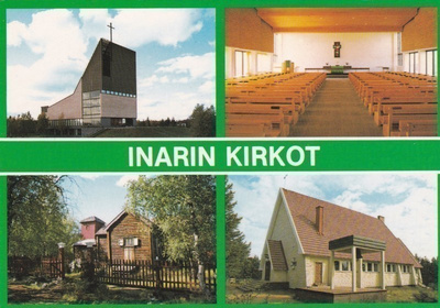 KIRKKOKORTTI - INARIN, IVALON JA PIELPAJÄRVEN KIRKOT