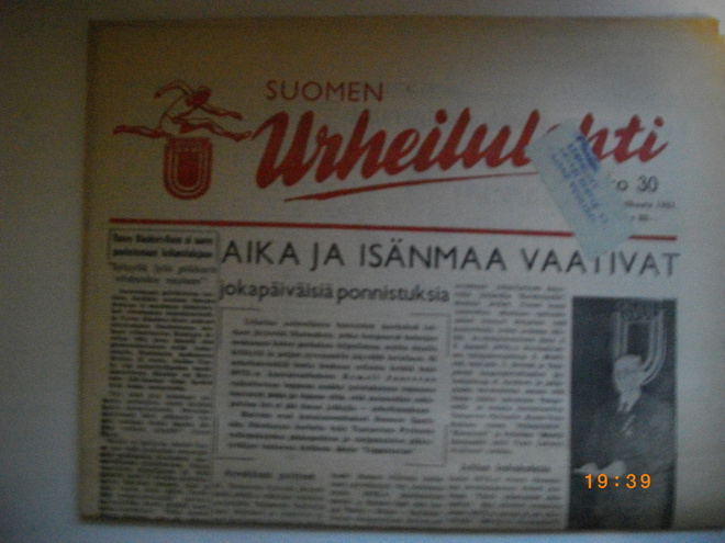 Suomen Urheilulehti Nro 30/1951 (25.2)