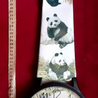 Seinäkello rannekello .Aihe Panda hieno - pikkukuva 4