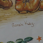 Ihana aito retro Sarah Kay joulujuliste - pikkukuva 2