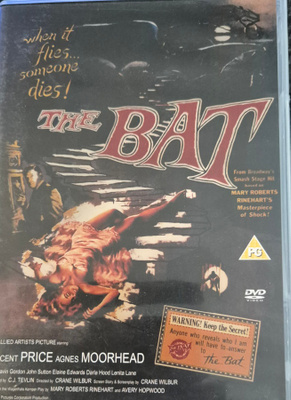 The Bat (1959 film) -DVD