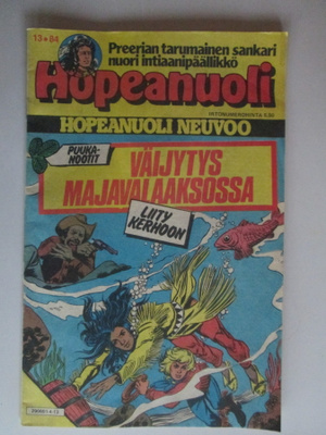 HOPEANUOLI 13 / 1984 SARJAKUVALEHTI 40 VUODEN TAKAA