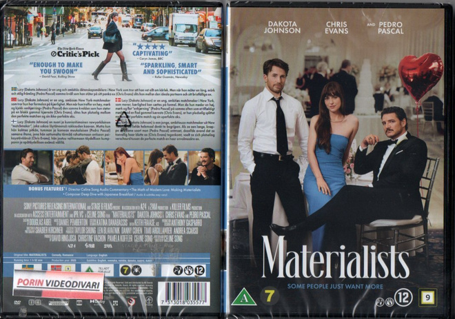 materialists	(17 192)	UUSI	-FI-	DVD			dakota johnson	2025
