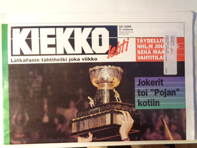 Kiekkolehti Nro 16/1994 (25.1)