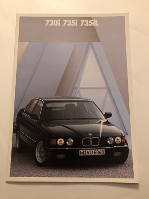 Myyntiesite - BMW 730 735i 735iL - 2/1989
