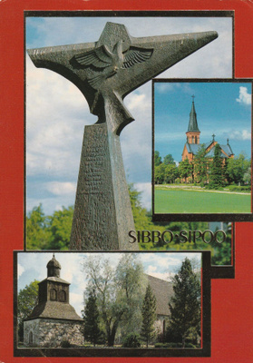 KIRKKOKORTTI - SIPOON VANHA JA UUSIKIRKKO - 2