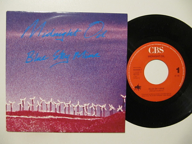 Midnight Oil Blue Sky Mine 7" sinkku