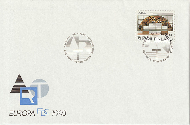 1993 Eurooppa-merkin FDC-kirje