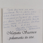 Marjatta Saarinen : ... Polunvartta itu istui (signeeratt... - pikkukuva 3
