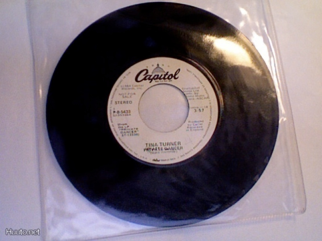 TINA TURNER :: PRIVATE DANCER PROMO ::  VINYYLI 7"    1984