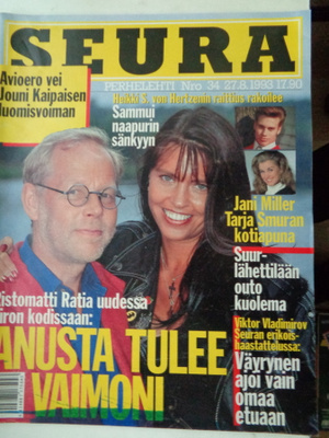 Seura lehti Nro 34/1993 (26.10)