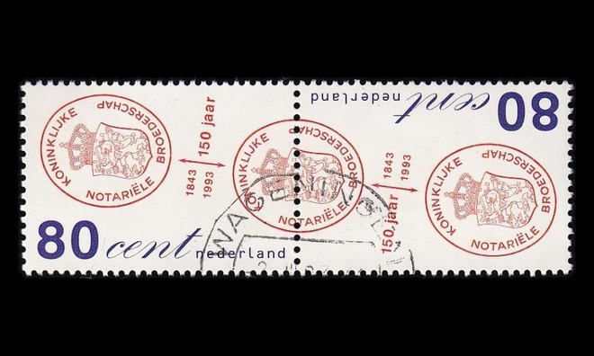 Alankomaat 1468-9p o Kuninkaallinen notaari 150 v (1993)