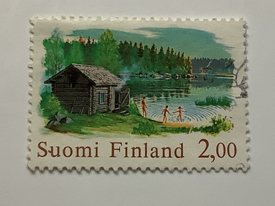 809 / 1977 Sauna 2,00 mk o leimattu