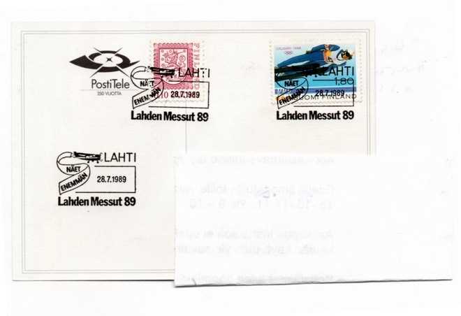 Lahti: Lahden messut 89 (erikoisleima 28.7.1989)