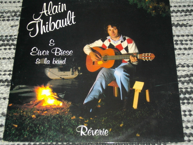 ALAIN THIBAULT & EIVOR BIESE - Reverie - LP 1987 folk pop EX