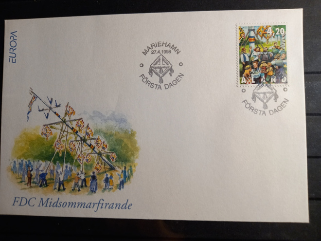ÅLAND EPK FDC 3/1998: Eurooppamerkki