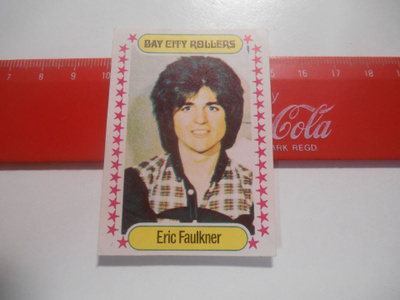 K14 Monty Gum Bay City Rollers purkkatarra # Eric Faulkner
