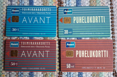AVANT puhelinkortit keräilyyn