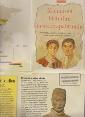 JULISTE ISO MUINAISEN HISTORIAN MERKKITAPAHTUMIA AIKAJANALL
