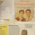 JULISTE ISO MUINAISEN HISTORIAN MERKKITAPAHTUMIA AIKAJANALL - pikkukuva 1