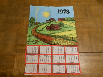 Kalenteripyyhe 1978