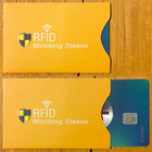 RFID-SUOJA 2kpl maksu- ja luottokortille - kartonki - pikkukuva 2