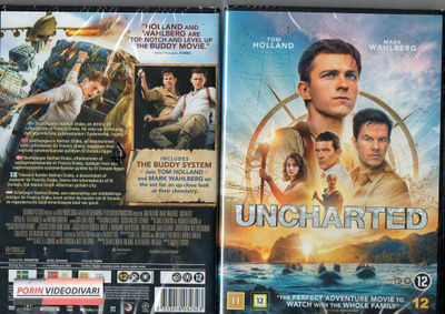UNCHARTED (76 086) UUSI -FI- DVD tom holland 2022