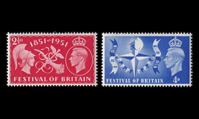 Iso-Britannia 255-6 ** Lontoon 1. maailmannäyttely 100v (19