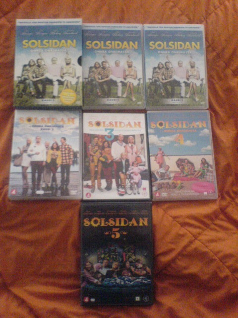 Solsidan - Onnea onkimassa , kaudet 1 - 5 , 11 DVD