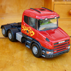Emek Scania 144G 530 lelurekka liekkikuviolla - pikkukuva 1