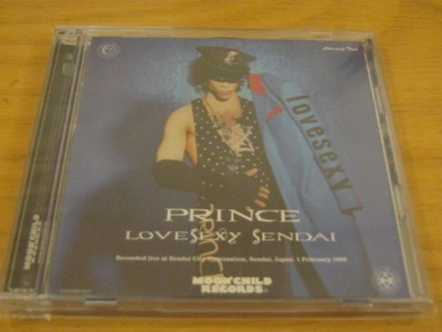 Prince Lovesexy Sendai 2x cd live 1989 japani 2017 uusi