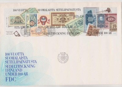FDC 1985 Setelinpainatus V7