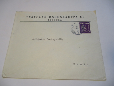 1946 Tervola Osuuskauppa