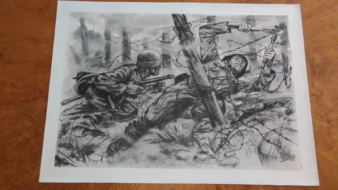 Jatkosota Partio Sotapiirros Lindeberg 1942