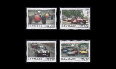 Tanska 1433-6 ** Vanhoja kilpa-autoja (2006)