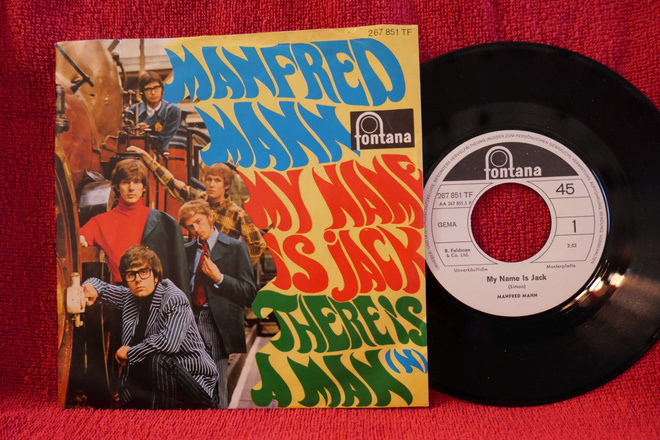 Manfred Mann – My Name Is Jack 7" Saksa 196 PROMO