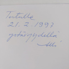 Alli Hosiaisluoma ym. : Aurinko ruohikossa : runoja (sign... - pikkukuva 3