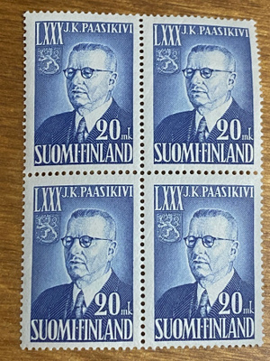 PRESIDENTTI J.K.PAASIKIVI 60 VUOTTA NELIÖ**