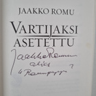 Jaakko Romu : Vartijaksi asetettu (signeerattu) - pikkukuva 3