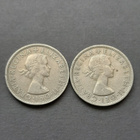 two shillings 1962, 2kpl - pikkukuva 1