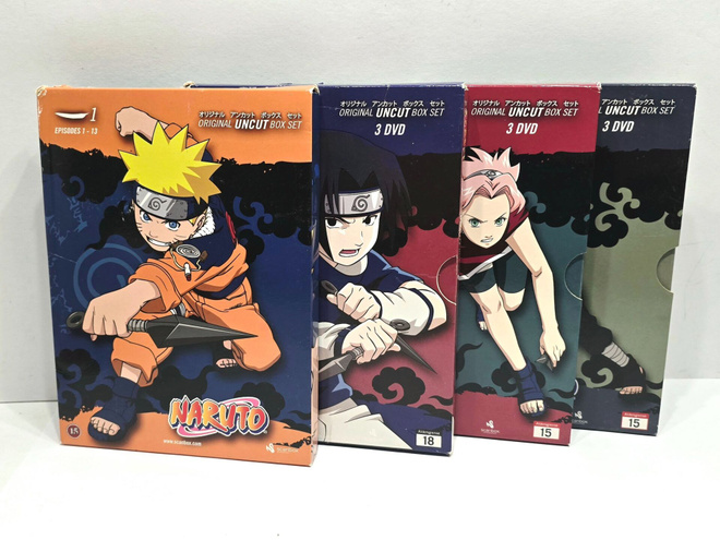 DVD - Naruto Unleashed 1-4 (jaksot 1-52)